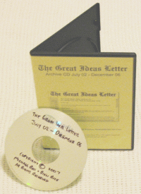 The Great Ideas Letter Archive CD